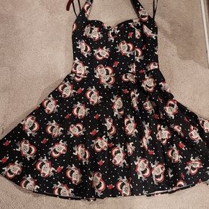 Hell Bunny pin-up halter swing dress